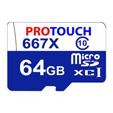 کارت حافظه  پروتاچ مدل Ultra microSDXC کلاس 10 استاندارد UHS-1 U1 سرعت 100MBps ظرفیت 64 گیگابایت